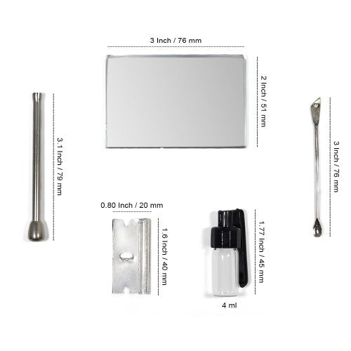 Suede Leather Pouch Pipe Case Pocket Sniffer Kit