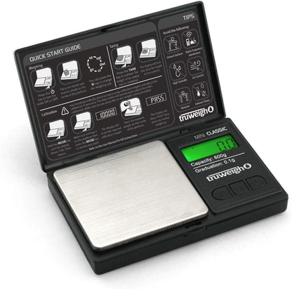 Truweigh Mini Classic Scale - 600g x 0.1g - Black