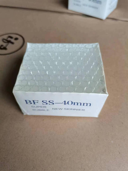 GLASS PERFUME VIALS NEW SKINNIER BRAND - WITH PUSHER CAP