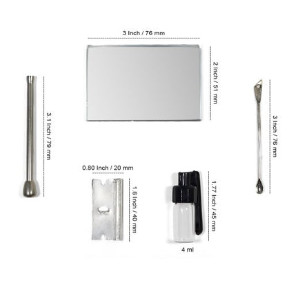 Suede Leather Pouch Pipe Case Pocket Sniffer Kit