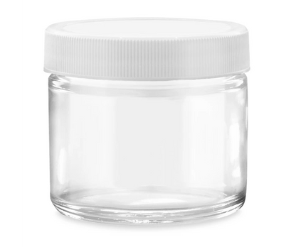 Clear Straight-Sided Glass Jars - 2 oz