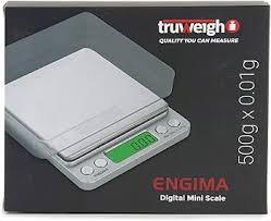 Truweigh Enigma Scale - 500g x 0.01g - Silver